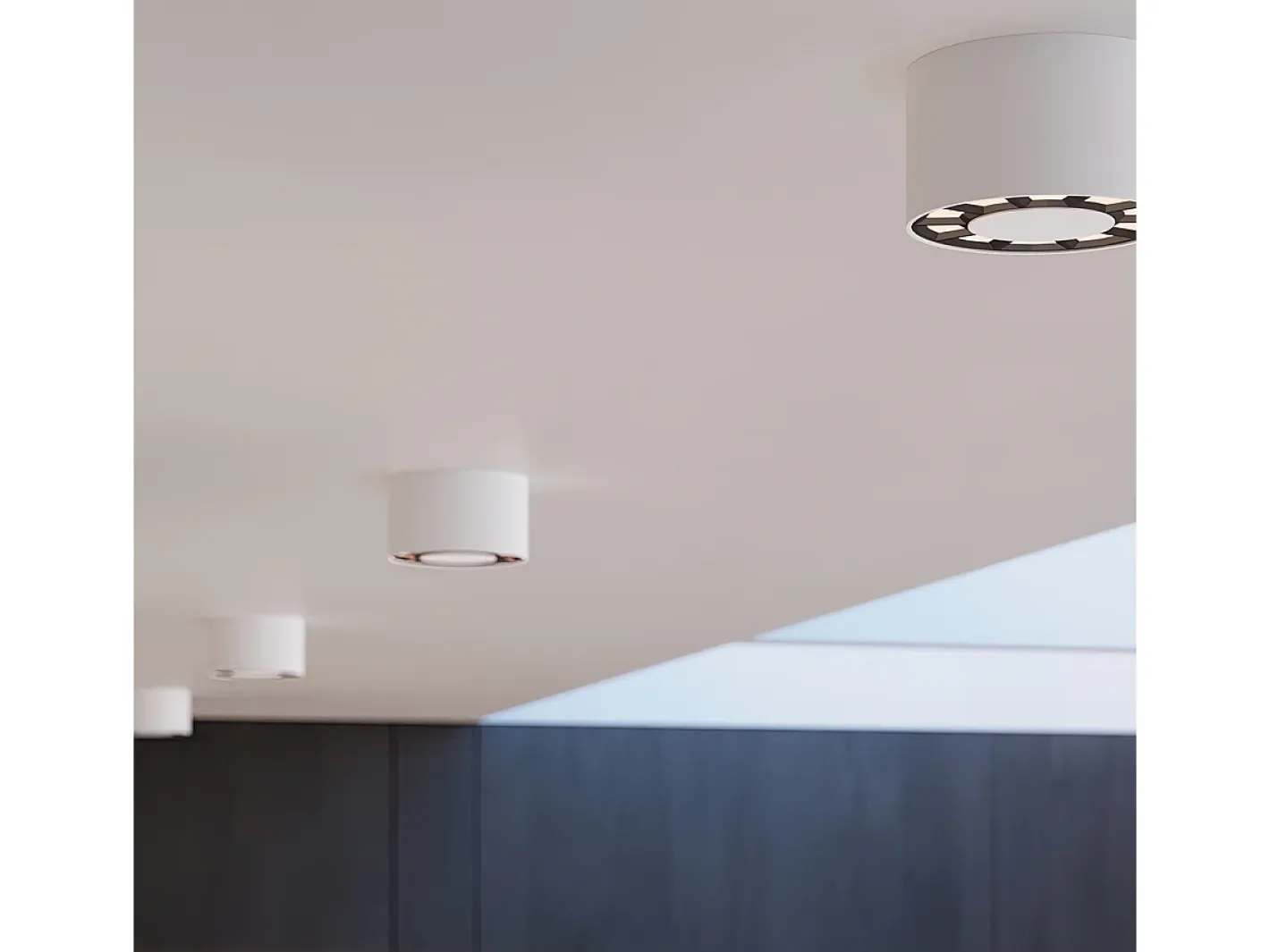 Sollux Lighting Lámparas De Techo Dio Minimalista De Aluminio - 9 Fuentes Luminosas - L.10 X A.5,7 Cm - Blanco New