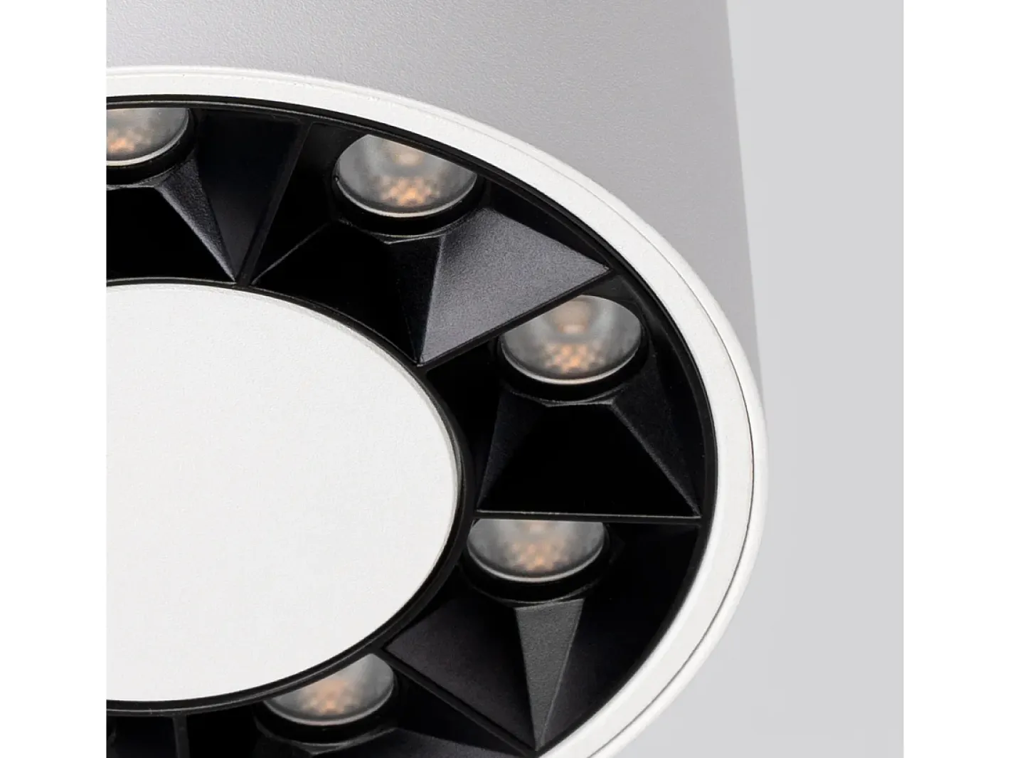 Sollux Lighting Lámparas De Techo Dio Minimalista De Aluminio - 9 Fuentes Luminosas - L.10 X A.5,7 Cm - Blanco New