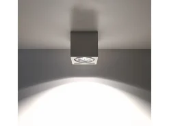 Sollux Lighting Lámparas de techo Flaix moderno de cerámica - 1 fuentes luminosas 4000K - L.14 x A.14 cm - Blanco Discount