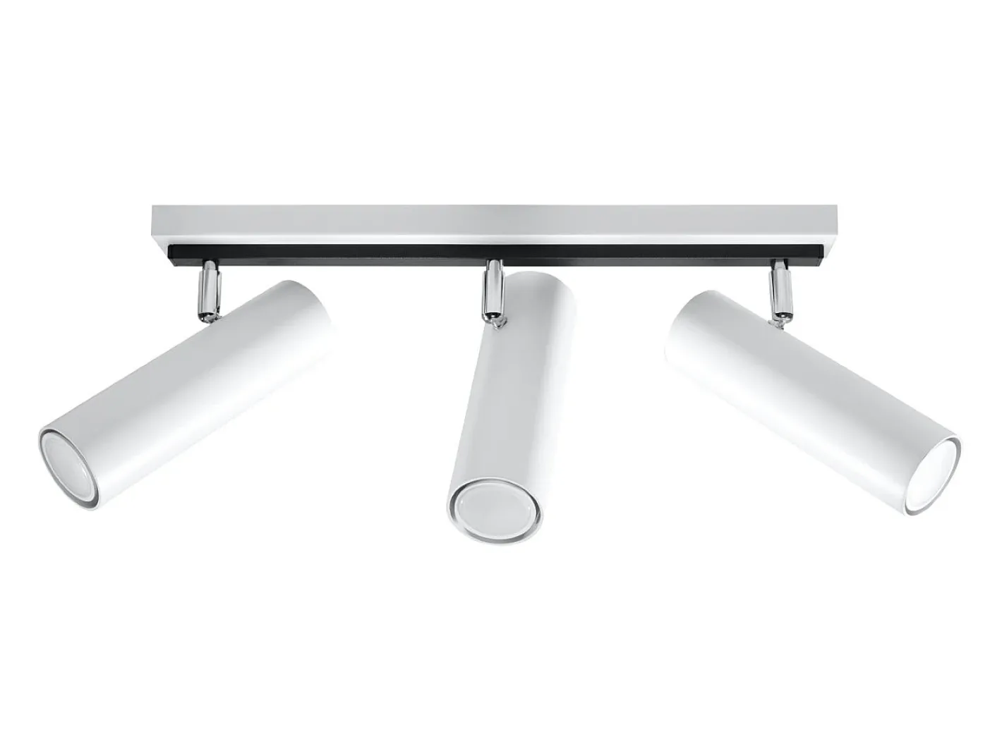 Sollux Lighting Lámparas de techo Invicta moderno de acero - 3 fuentes luminosas 4000K - L.45 x A.20 cm - Blanco