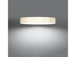 Sollux Lighting Lámparas de techo Kalmaris minimalista de tela/vidrio/acero - 6 fuentes luminosas 4000K - L.100 x A.20 cm - Blanco Best