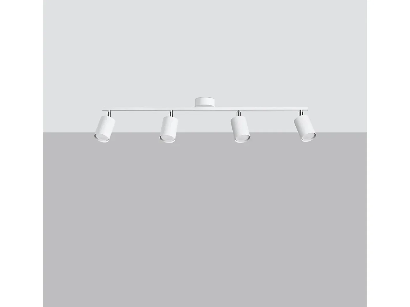 Sollux Lighting Lámparas De Techo Lemmi Moderno De Acero - 4 Fuentes Luminosas - L.100 X A.20 Cm - Blanco Clearance