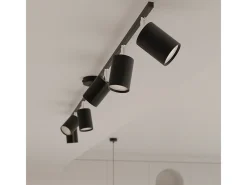 Sollux Lighting Lámparas De Techo Lemmi Moderno De Acero - 6 Fuentes Luminosas - L.135 X A.20 Cm - Negro Sale