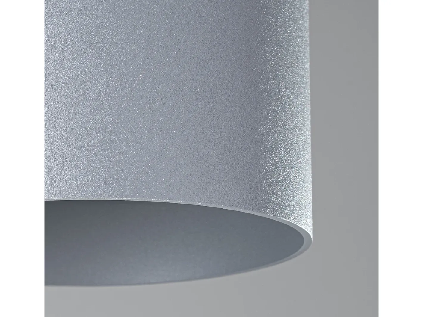 Sollux Lighting Plafón-Lámparas De Techo Mika Minimalista De Aluminio - 1 Fuentes Luminosas - L.12 X A.11 Cm - Gris