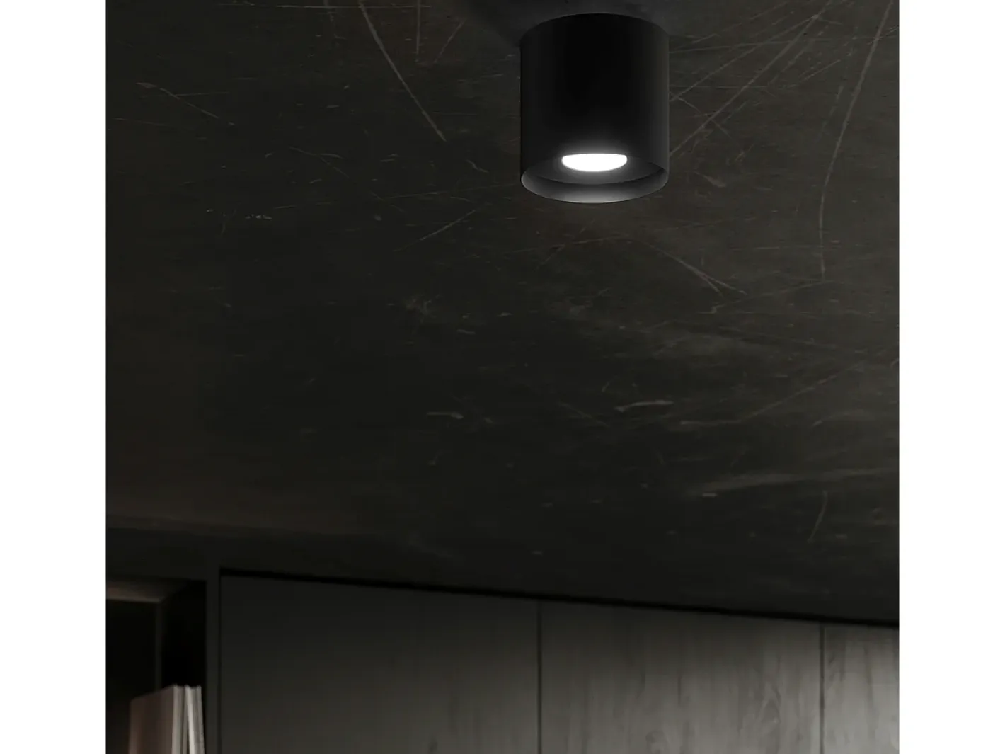 Online Sollux Lighting Lámparas De Techo Mika Minimalista De Aluminio - 1 Fuentes Luminosas - L.12 X A.11 Cm - Negro