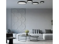 Sollux Lighting Plafón-Lámparas De Techo Onyx Minimalista De Aluminio - 1 Fuentes Luminosas - L.30 X A.6 Cm - Blanco