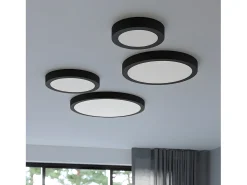 Sollux Lighting Plafón-Lámparas De Techo Onyx Minimalista De Aluminio - 1 Fuentes Luminosas - L.30 X A.6 Cm - Blanco