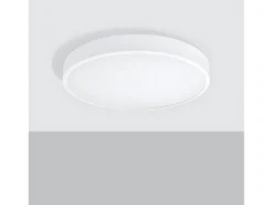 Sollux Lighting Lámparas De Techo Onyx Minimalista De Aluminio - 1 Fuentes Luminosas - L.60 X A.6 Cm - Blanco