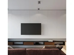 Sollux Lighting Lámparas de techo Qioli moderno de aluminio - 1 fuentes luminosas 3000K - L.12 x A.11 cm - Gris Sale