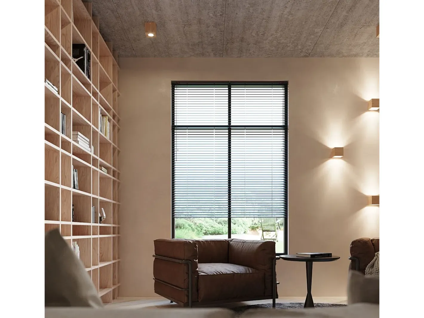 Hot Sollux Lighting Lámparas de techo Quadx escandinavo de madera - 1 fuentes luminosas 4000K - L.10 x A.10 cm - madera natural Color natural claro