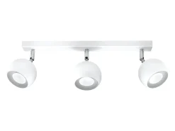 Sollux Lighting Plafón-Lámparas de techo Rayis moderno de acero - 3 fuentes luminosas 3000K - L.45 x A.16 cm - Blanco