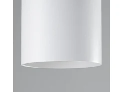 Sollux Lighting Lámparas de techo Shiis minimalista de aluminio - 1 fuentes luminosas 4000K - L.12 x A.11 cm - Blanco Hot