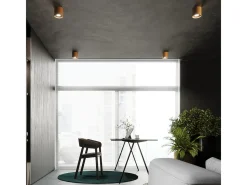 Online Sollux Lighting Lámparas de techo Shiis minimalista de aluminio - 1 fuentes luminosas 3000K - L.12 x A.11 cm - Dorado