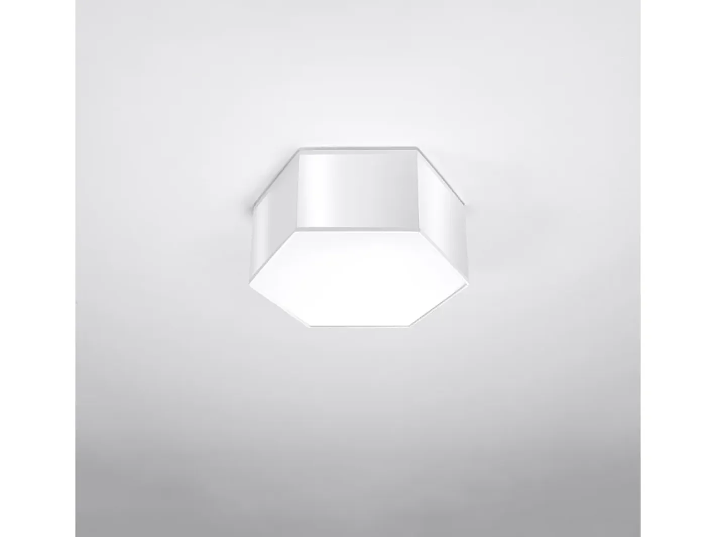 Sollux Lighting Lámparas de techo Solinia moderno de CLORURO DE POLIVINILO - 2 fuentes luminosas 3000K - L.30,5 x A.13,5 cm - Blanco Discount