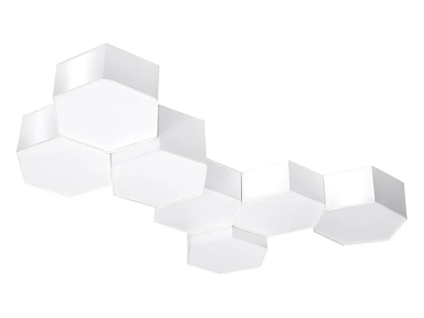 Sollux Lighting Lámparas de techo Solinia moderno de CLORURO DE POLIVINILO - 2 fuentes luminosas 3000K - L.30,5 x A.13,5 cm - Blanco Discount
