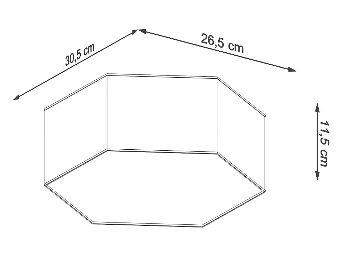 Sollux Lighting Lámparas de techo Solinia moderno de CLORURO DE POLIVINILO - 2 fuentes luminosas 3000K - L.30,5 x A.11,5 cm - Blanco Clearance