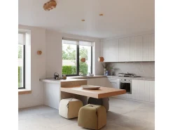 Sollux Lighting Plafón-Lámparas de techo Timberix escandinavo de madera - 1 fuentes luminosas 3000K - L.12 x A.12 cm - madera natural Color natural claro