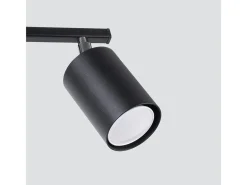 Sollux Lighting Lámparas de techo Torim minimalista de acero - 2 fuentes luminosas 4000K - L.26 x A.20 cm - Negro Discount