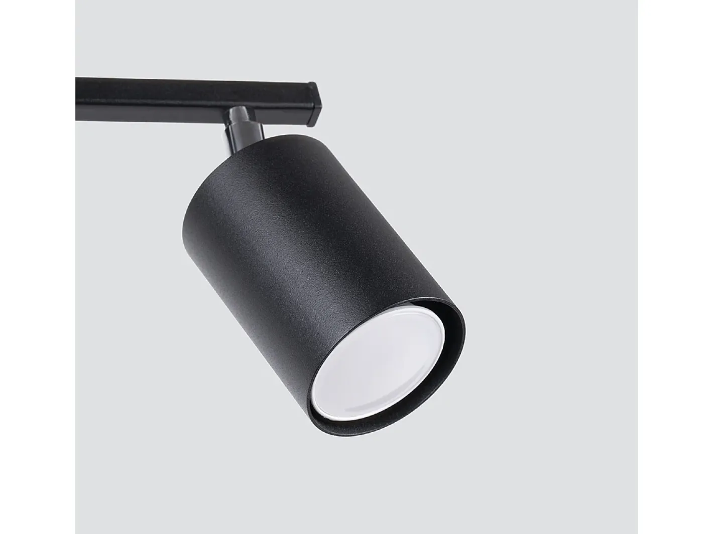Sollux Lighting Lámparas de techo Torim minimalista de acero - 2 fuentes luminosas 4000K - L.26 x A.20 cm - Negro Discount