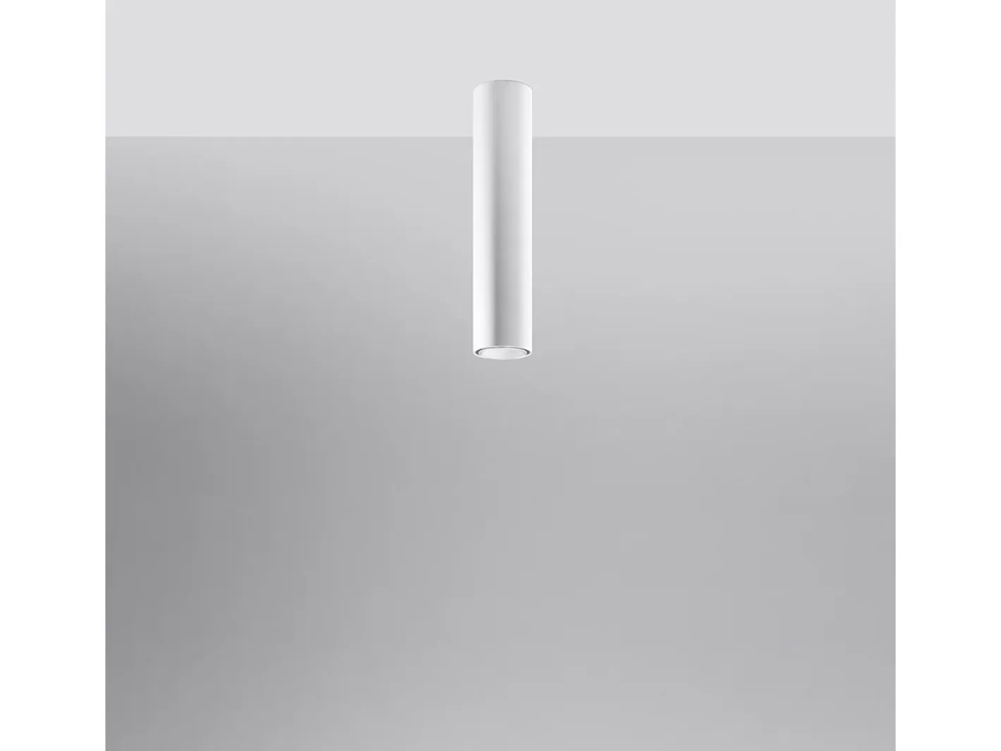 Discount Sollux Lighting Lámparas de techo Toris moderno de acero - 1 fuentes luminosas 3000K - L.6 x A.40 cm - Blanco