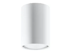 Sollux Lighting Plafón-Lámparas de techo Toris moderno de acero - 1 fuentes luminosas 3000K - L.6 x A.10 cm - Blanco