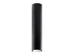Sollux Lighting Lámparas de techo Toris moderno de acero - 1 fuentes luminosas 4000K - L.6 x A.40 cm - Negro