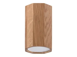 Sollux Lighting Lámparas de techo Xenor escandinavo de madera - 1 fuentes luminosas 3000K - L.6 x A.10 cm - roble Marru00f3n Hot