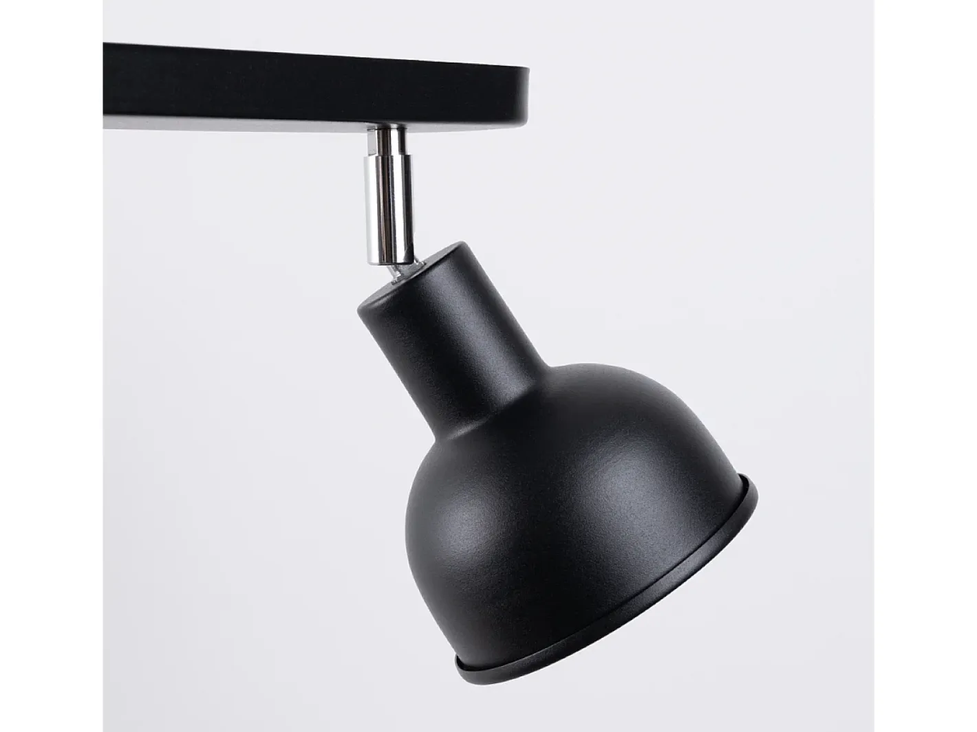 Sollux Lighting Lámparas de techo Zenda desván de acero - 2 fuentes luminosas 3000K - L.47 x A.18,5 cm - Negro Best