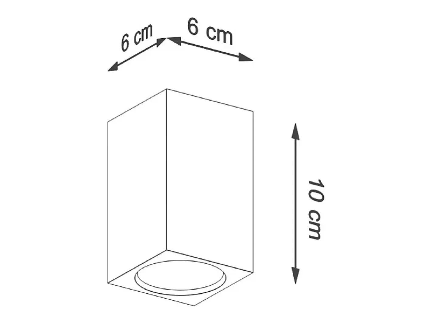 Sollux Lighting Plafón-Lámparas de techo Zezu escandinavo de madera - 1 fuentes luminosas 4000K - L.6 x A.10 cm - roble Marru00f3n