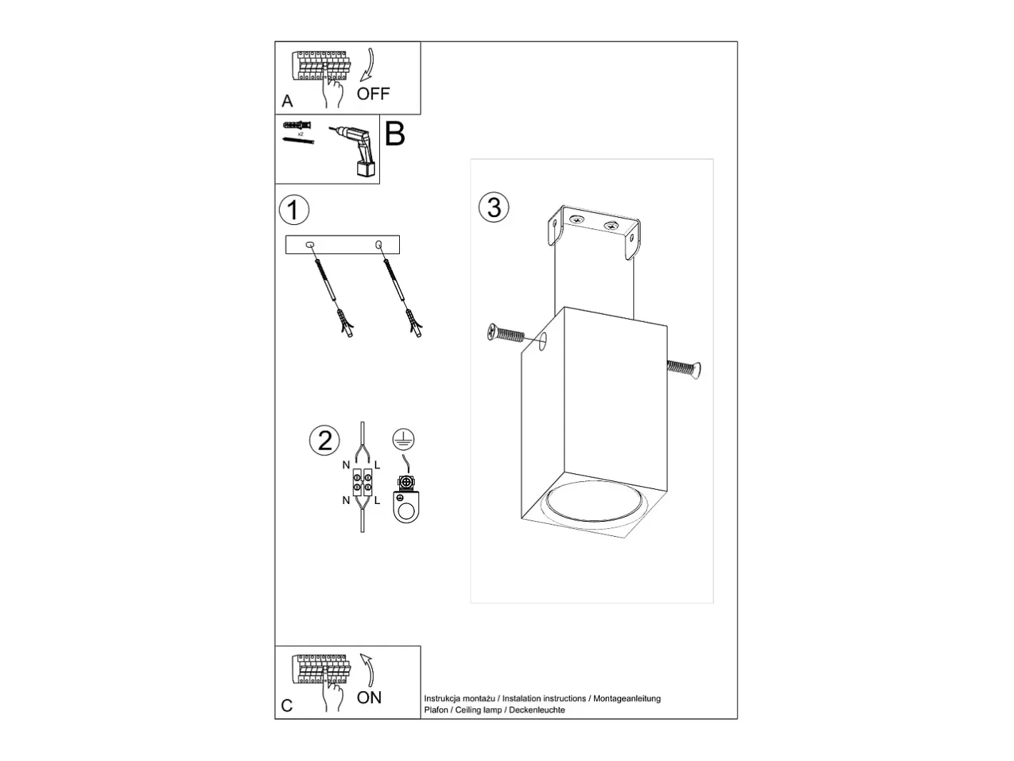 Sollux Lighting Plafón-Lámparas de techo Zezu escandinavo de madera - 1 fuentes luminosas 4000K - L.6 x A.10 cm - roble Marru00f3n