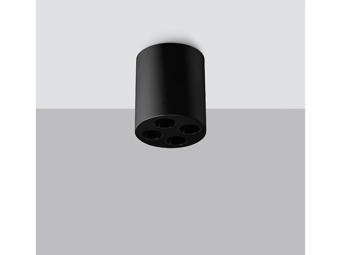 Sollux Lighting Lámparas De Techo Zoe Minimalista De Aluminio - 4 Fuentes Luminosas - L.7,2 X A.8,3 Cm - Negro Discount