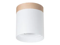 Sollux Lighting Plafón-Lámparas de techo Zyn escandinavo de madera/aluminio - 1 fuentes luminosas 3000K - L.12 x A.14 cm - /madera natural Blanco