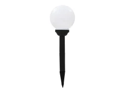 Lámparas solares esféricas de exterior 4 uds LED RGB 15 cm ES291450 Blanco Outlet