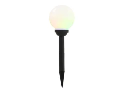 Lámparas solares esféricas de exterior 4 uds LED RGB 15 cm ES291450 Blanco Outlet