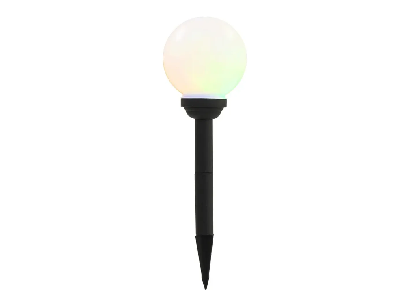 Clearance Lámparas solares esféricas de exterior 8 uds LED RGB 15 cm ES249294 Blanco