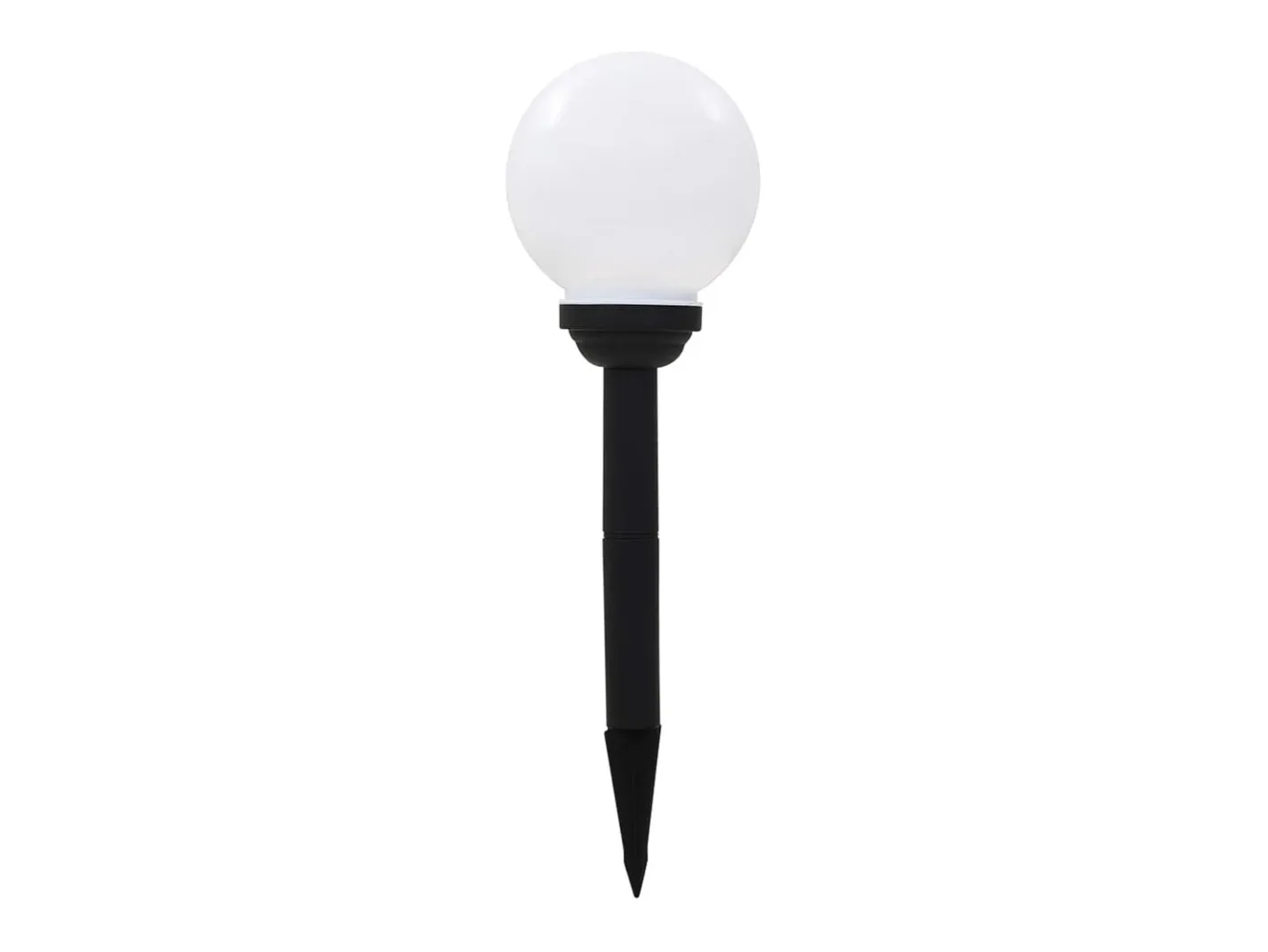 Clearance Lámparas solares esféricas de exterior 8 uds LED RGB 15 cm ES249294 Blanco