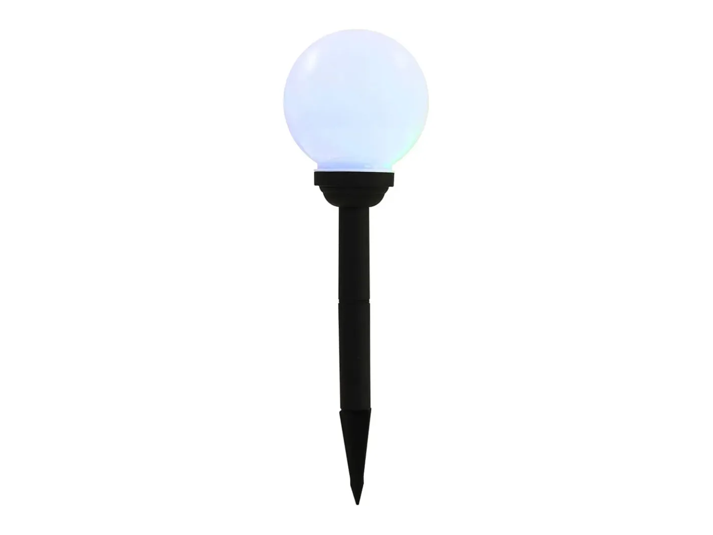 Clearance Lámparas solares esféricas de exterior 8 uds LED RGB 15 cm ES249294 Blanco