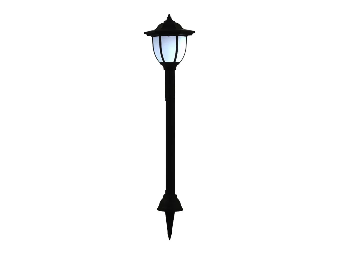 Lámparas solares LED exterior 3 uds ES599179 Negro Discount
