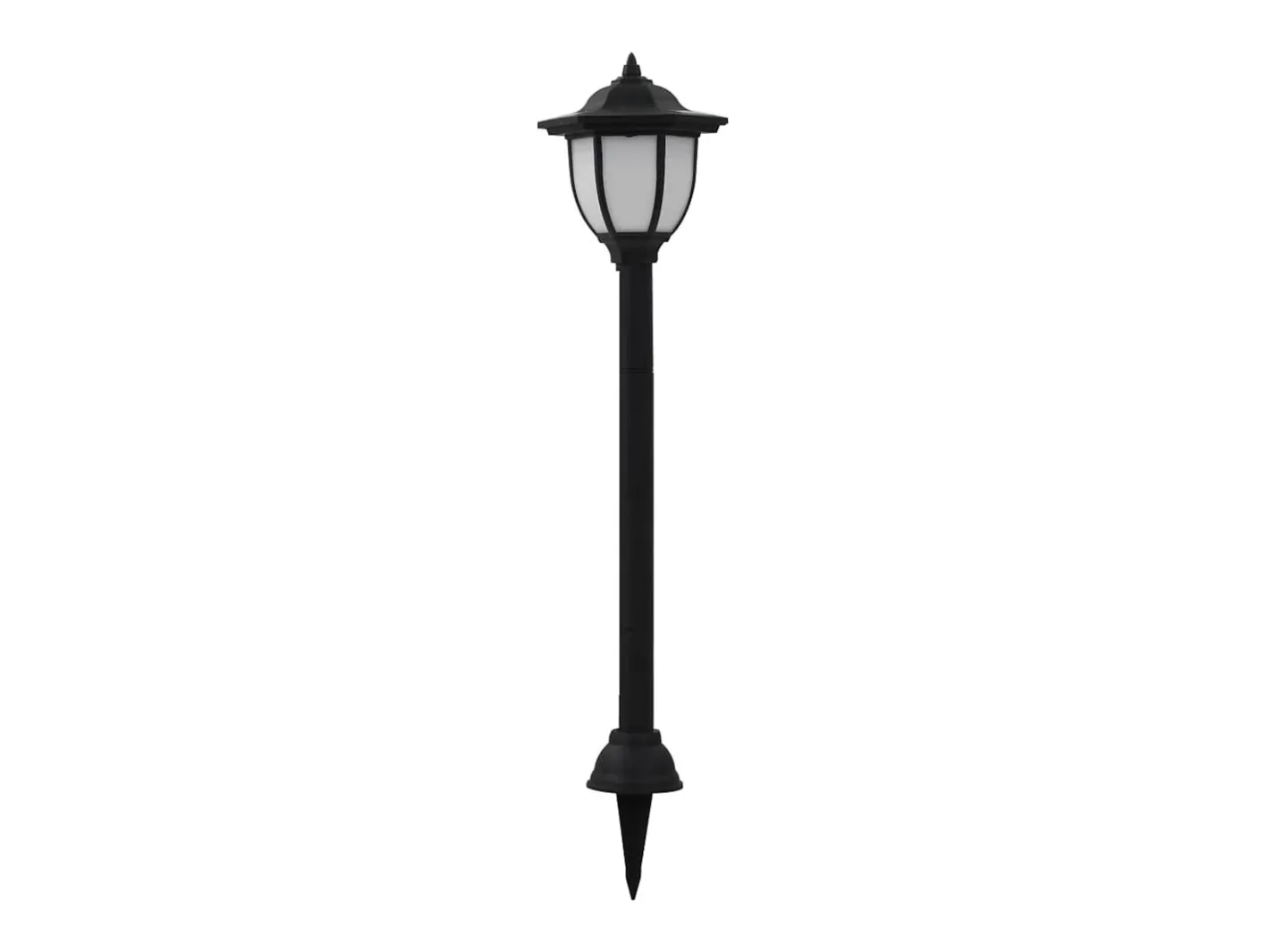 Lámparas solares LED exterior 3 uds ES599179 Negro Discount