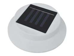 Lámparas solares para valla exterior 12 uds LED negro ES874771 Blanco Discount