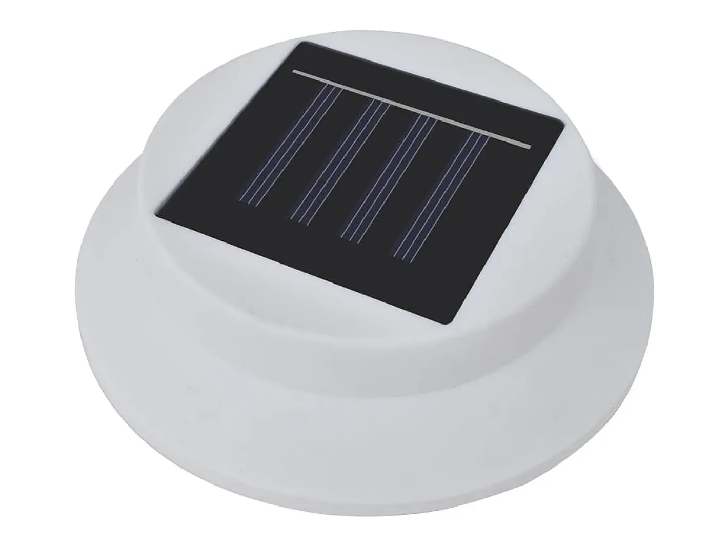 Lámparas solares para valla exterior 12 uds LED negro ES874771 Blanco Discount