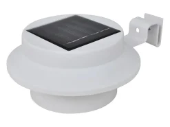 Lámparas solares para valla exterior 12 uds LED negro ES874771 Blanco Discount