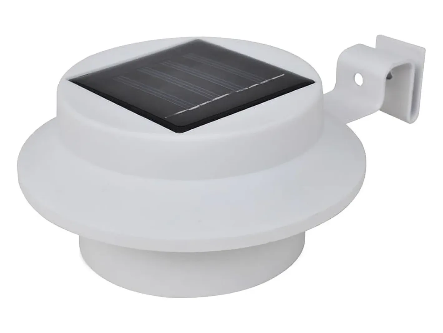 Lámparas solares para valla exterior 12 uds LED negro ES874771 Blanco Discount
