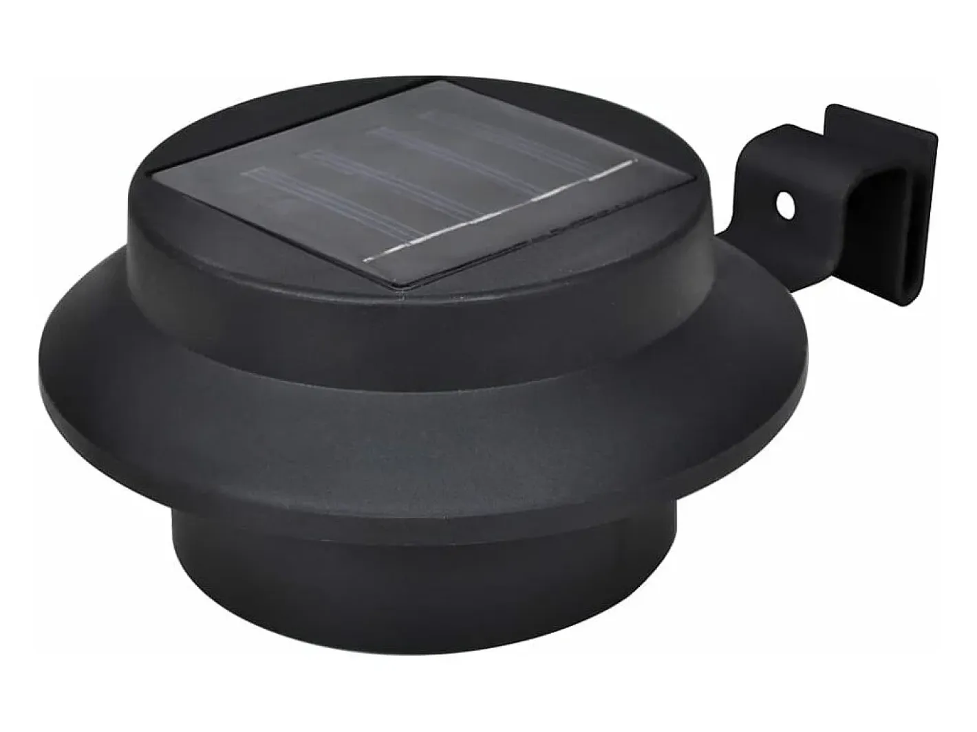 Iluminación Exterior-Lámparas solares para valla exterior 12 uds LED ES155044 Negro