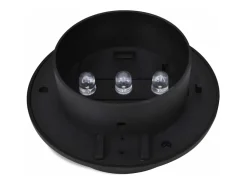 Iluminación Exterior-Lámparas solares para valla exterior 12 uds LED ES155044 Negro