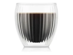 Clearance Bodum Lote 2 Vasos Doble Pared 20cl Pavina Rayados