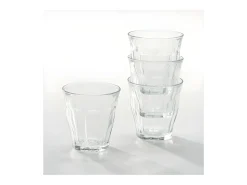 Duralex Lote de 6 vasos Picardie 13 cl - Vidrios templados resistentes a golpes y cambios de temperatura Outlet