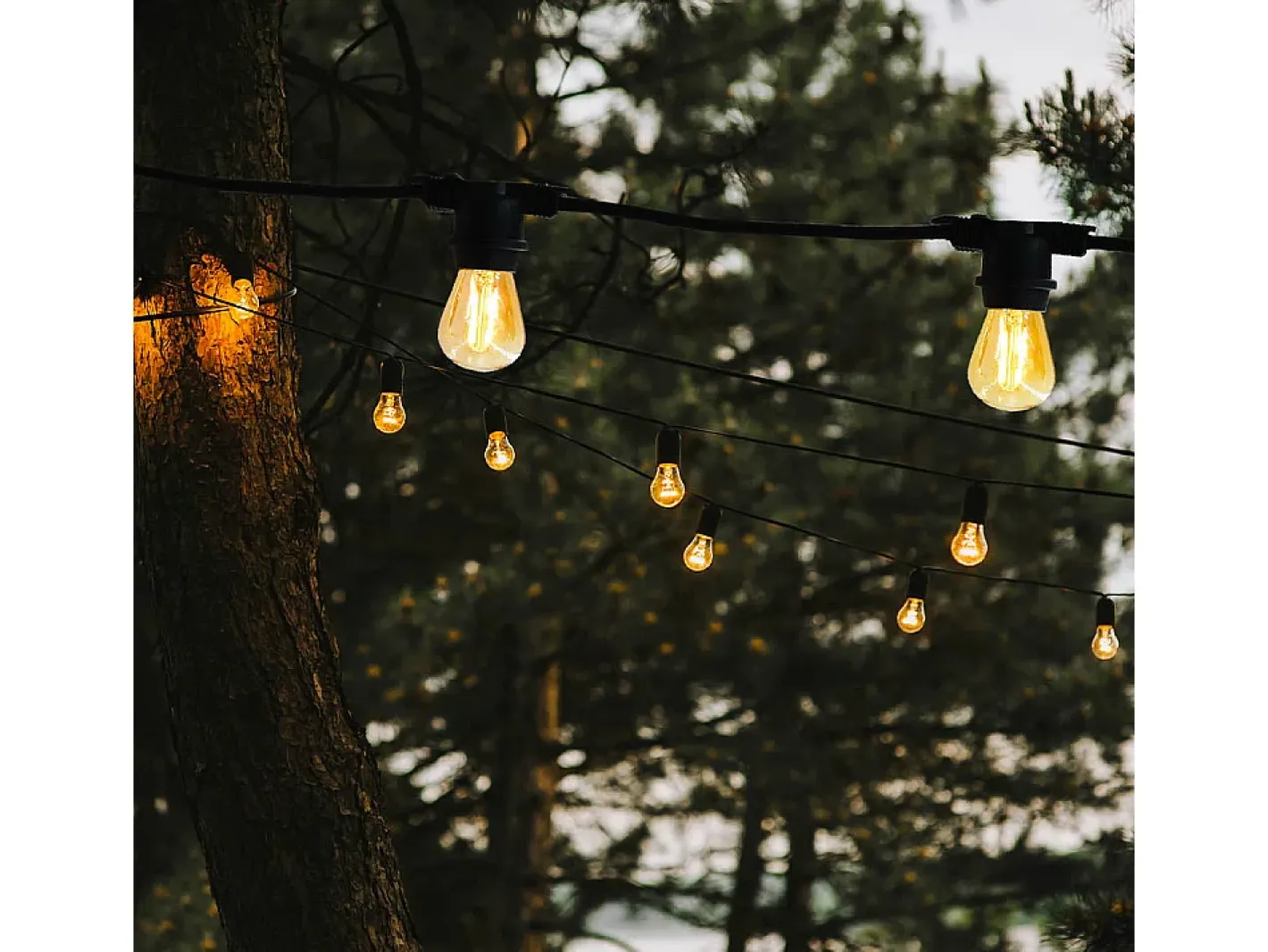 Online Lumisky Luces de cadena conectables E27 5M LINK ME Negro