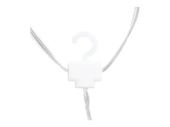 vidaxl Guirnalda Luminosa-Luces estrella y luna 138 LEDs blanco frío con control remoto
