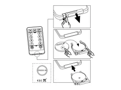 vidaxl Luces estrella y luna 138 LEDs blanco cálido con control remoto Clearance